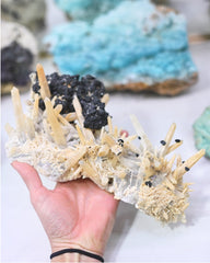 Rare Yellow Quartz w Sphalerite