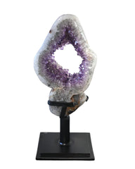 XXL Amethyst Crystal Geode on Spinning Stand 23lbs