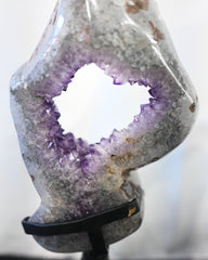 XXL Amethyst Crystal Geode on Spinning Stand 23lbs