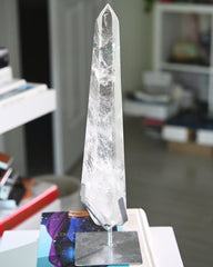 Groovy Lemurian Seed w Stand 14inch