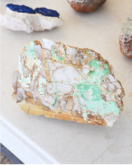 Australian Variscite with Polished Face 4lbs