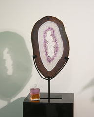 XL Amethyst Crystal Slab on Stand