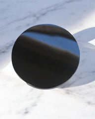 Black Obsidian Round Coaster 2 pc Set