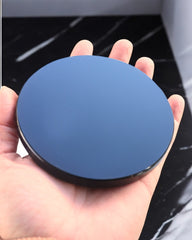 Black Obsidian Round Coaster 2 pc Set