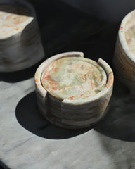 Green Onyx Coaster Set