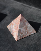 Pink Marble Pyramid 4 inch