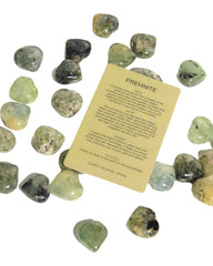 Prehnite Crystal Heart Duo