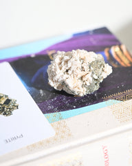 Pyrite and Calcite Crystal Cluster