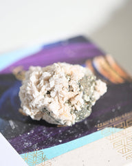 Pyrite and Calcite Crystal Cluster