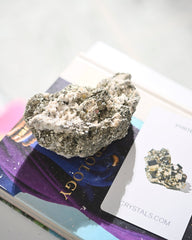 Pyrite and Quartz Crystal Cluster