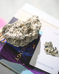 Pyrite and Quartz Crystal Cluster