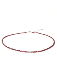 Garnet Beaded Necklace