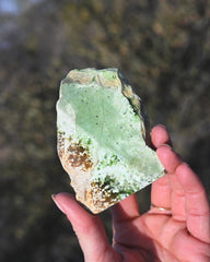 Rare Green Chrome Chalcedony Slab