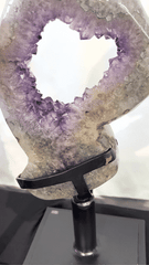 XXL Amethyst Crystal Geode on Spinning Stand 23lbs