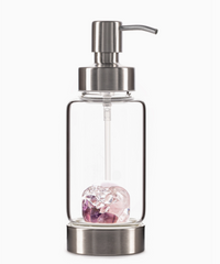 Crystal Soap Dispenser - AMETHYST | ROSE QUARTZ | CLEAR QUARTZ