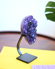 Amethyst Crystal Geode on Stand 3.9lbs
