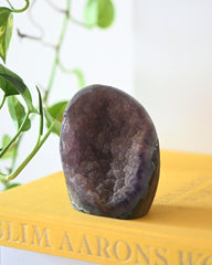 Amethyst Druzy Freeform 4 inch
