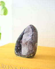 Amethyst Druzy Freeform w Calcite 1.3lbs