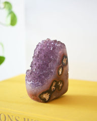 Amethyst Druzy Freeform 4 inch