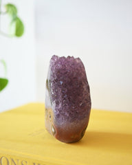Amethyst Druzy Freeform 4 inch
