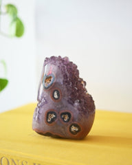 Amethyst Druzy Freeform 4 inch