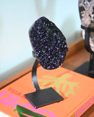 Amethyst Crystal Geode on Stand 4.4lbs