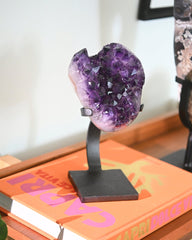 Amethyst Crystal Geode on Stand 6.4lbs