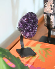 Amethyst Crystal Geode on Stand 3lbs