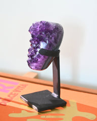 Amethyst Crystal Geode on Stand 3lbs