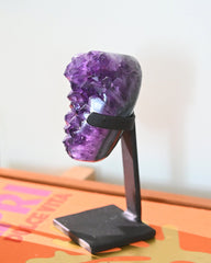 Amethyst Crystal Geode on Stand 3lbs