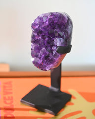 Amethyst Crystal Geode on Stand 3lbs