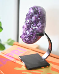 Amethyst Crystal Geode on Stand 6.1lb