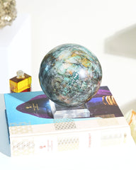 XL Chrysocolla Sphere 7.2lbs