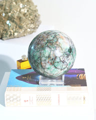 XXL Chrysocolla Sphere 10lbs