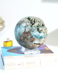 XXL Chrysocolla Sphere 12lbs