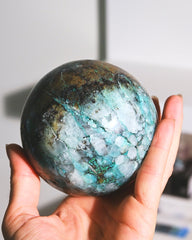 Chrysocolla Sphere 2.2lbs