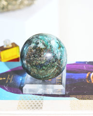 Chrysocolla Sphere 2.2lbs