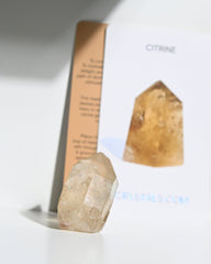 Elestial Citrine Point