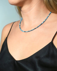 Blue Apatite Necklace