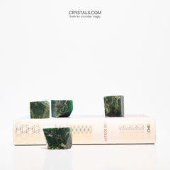 Green Jade Geometric Form