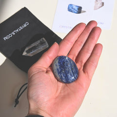 Intuition Pouch - Sodalite & Quartz