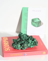 Fibrous Malachite Rough