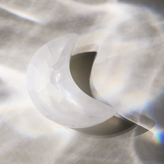 Selenite Moon Bowl