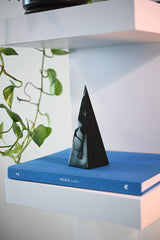 Black Onyx Tall Pyramid 8in