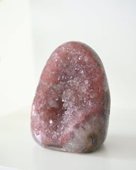 Pink Amethyst Druzy Freeform 5in