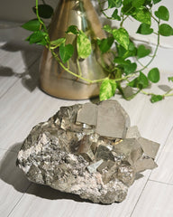 92lb Massive Pyrite Statement Cluster