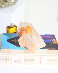 Quartz Cluster w Hematite 2lbs