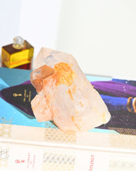 Quartz Cluster w Hematite 2lbs