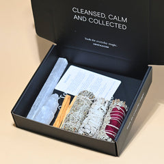 Selenite Smudge Cleanse Kit
