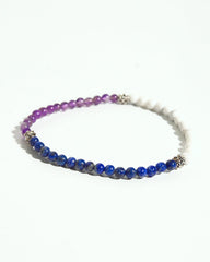 Calm + Clarity Bracelet - Amethyst - Lapis - Howlite